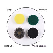 Multifunctional Smart Display Electric Cleaning Brush Wireless Kitchen Sink Cleaning Brush Waterproof Electric Pot Brush Cleaning Tool