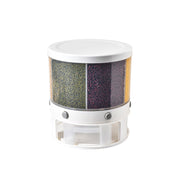 Food Storage Box Rotatable Multi-functional Dividing Rice Bucket Household  Insect and Moisture Proof Grains Organizer
