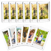 Household Acrylic Fridge Sticker Magnetic Photoframe