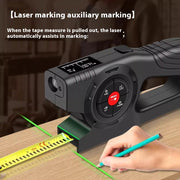 S02 Laser Tape Digital Display Laser Range Finder Three-in-one Intelligent Electronic Measuring Scale ChargingKTM