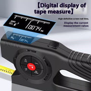 S02 Laser Tape Digital Display Laser Range Finder Three-in-one Intelligent Electronic Measuring Scale ChargingKTM